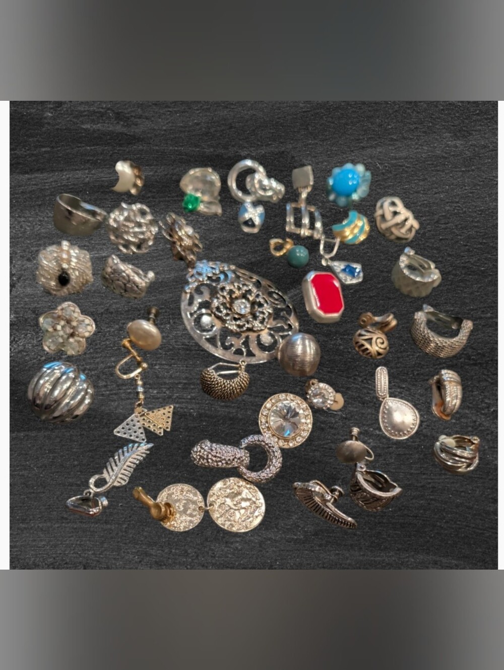 Assorted Clip On And Screw back Earrings
